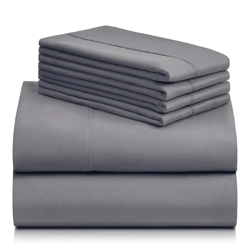 Ultra-Soft 1800 Series Deep Pocket Bed Sheet Set (6-Piece)