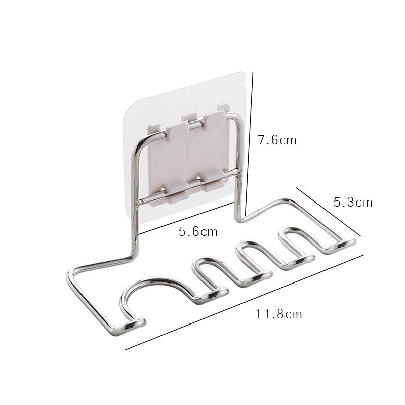 Wall-mounted toothbrush holder stainless steel