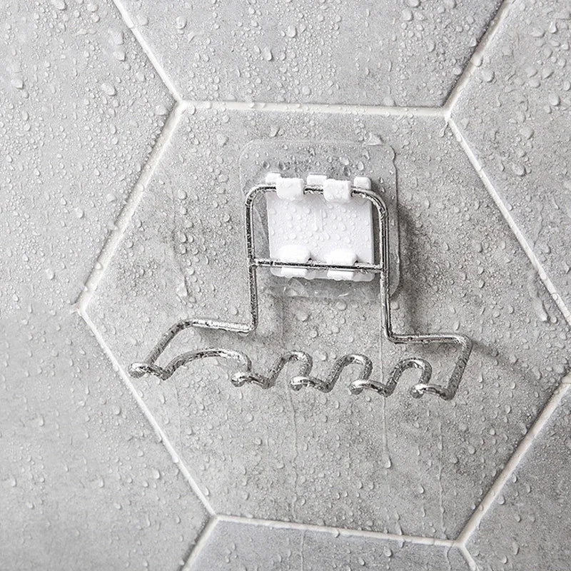 Wall-mounted toothbrush holder stainless steel