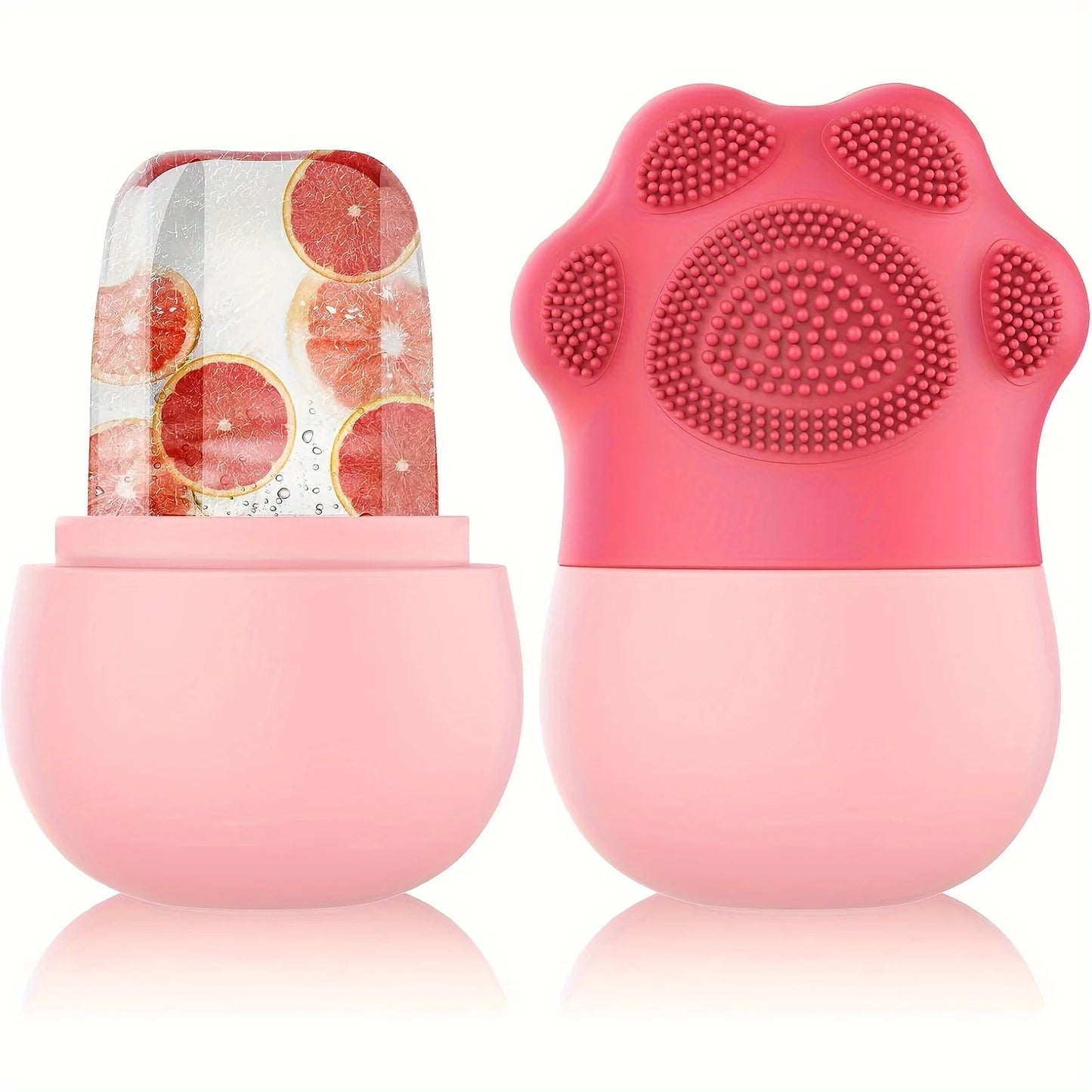 Facial Ice Roller for Skin Care – Silicone Face & Eye Massager for Cooling and Puffiness Relief