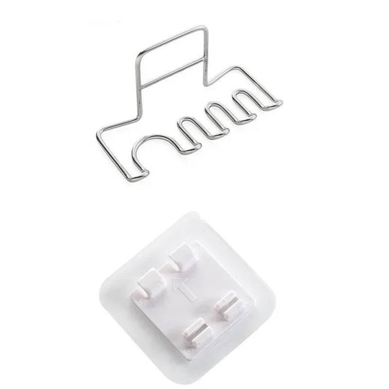 Wall-mounted toothbrush holder stainless steel