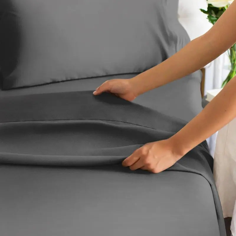 Ultra-Soft 1800 Series Deep Pocket Bed Sheet Set (6-Piece)