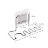 Wall-mounted toothbrush holder stainless steel