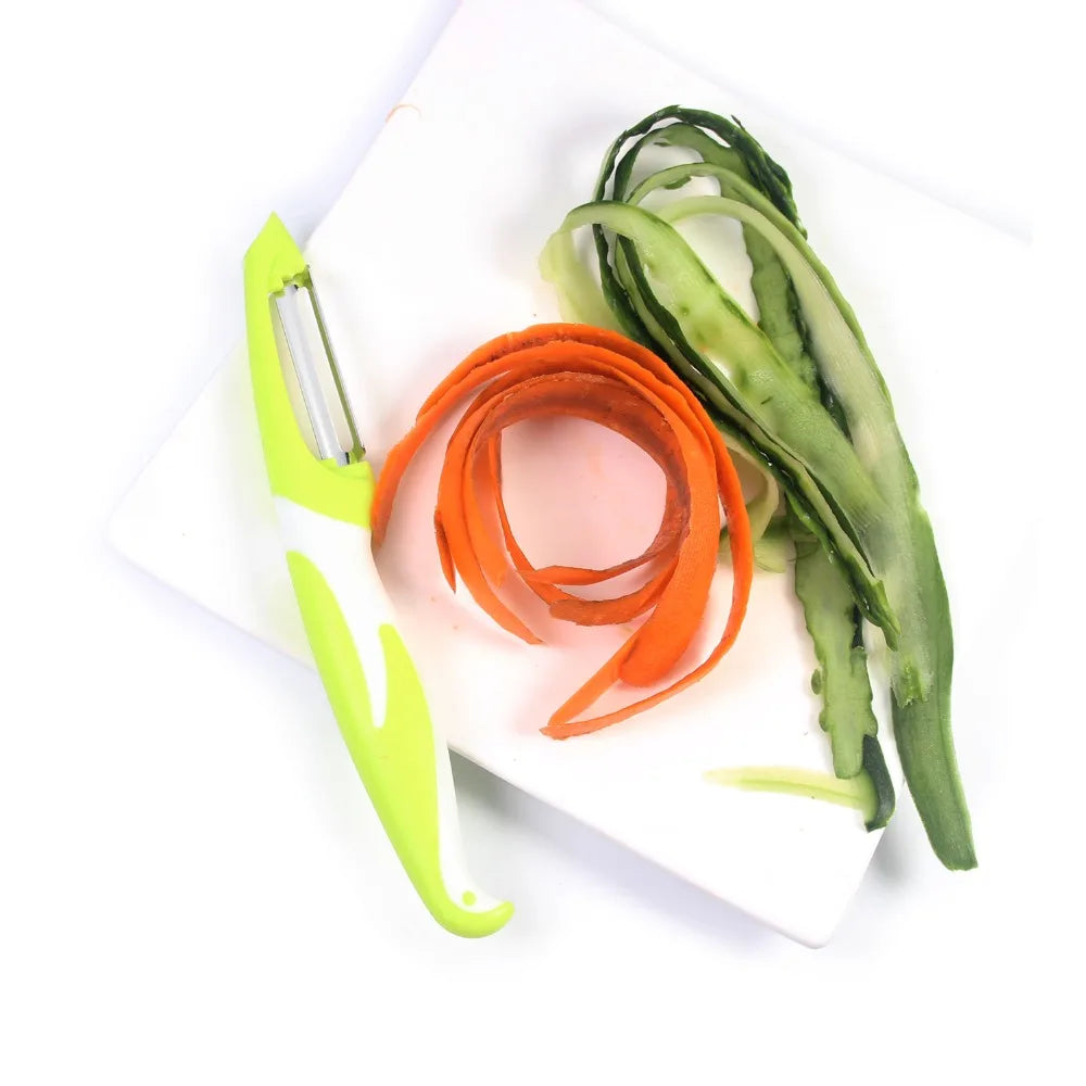 Vegetable cutter and peeler kitchen gadget