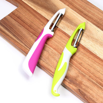 Vegetable cutter and peeler kitchen gadget