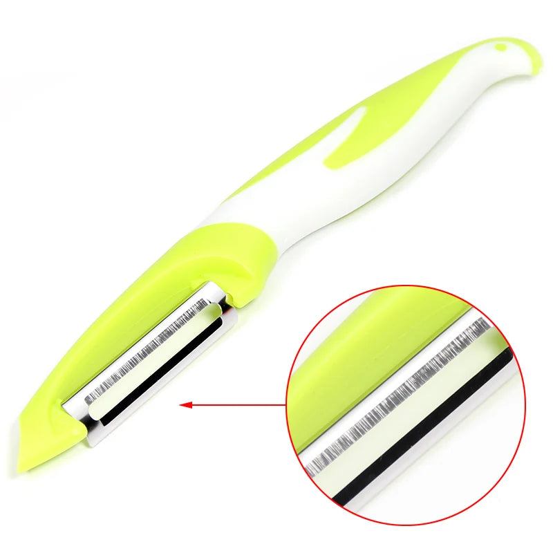 Vegetable cutter and peeler kitchen gadget