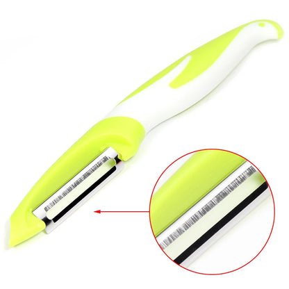 Vegetable cutter and peeler kitchen gadget