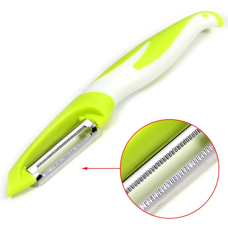 Vegetable cutter and peeler kitchen gadget