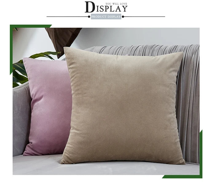 Velvet Pillow Cover