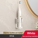 Metal wall-mounted toothbrush holder storage