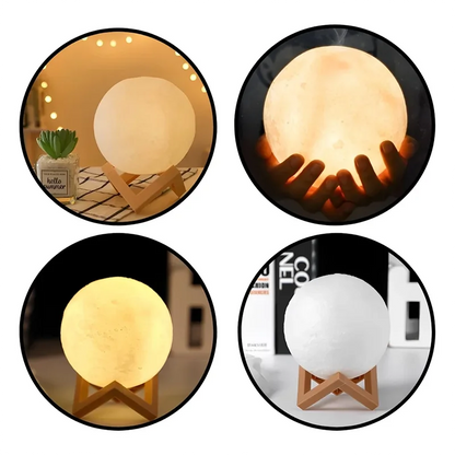 Wireless 3D Moon Lamp Night Light Perfect Gift for All Occasions