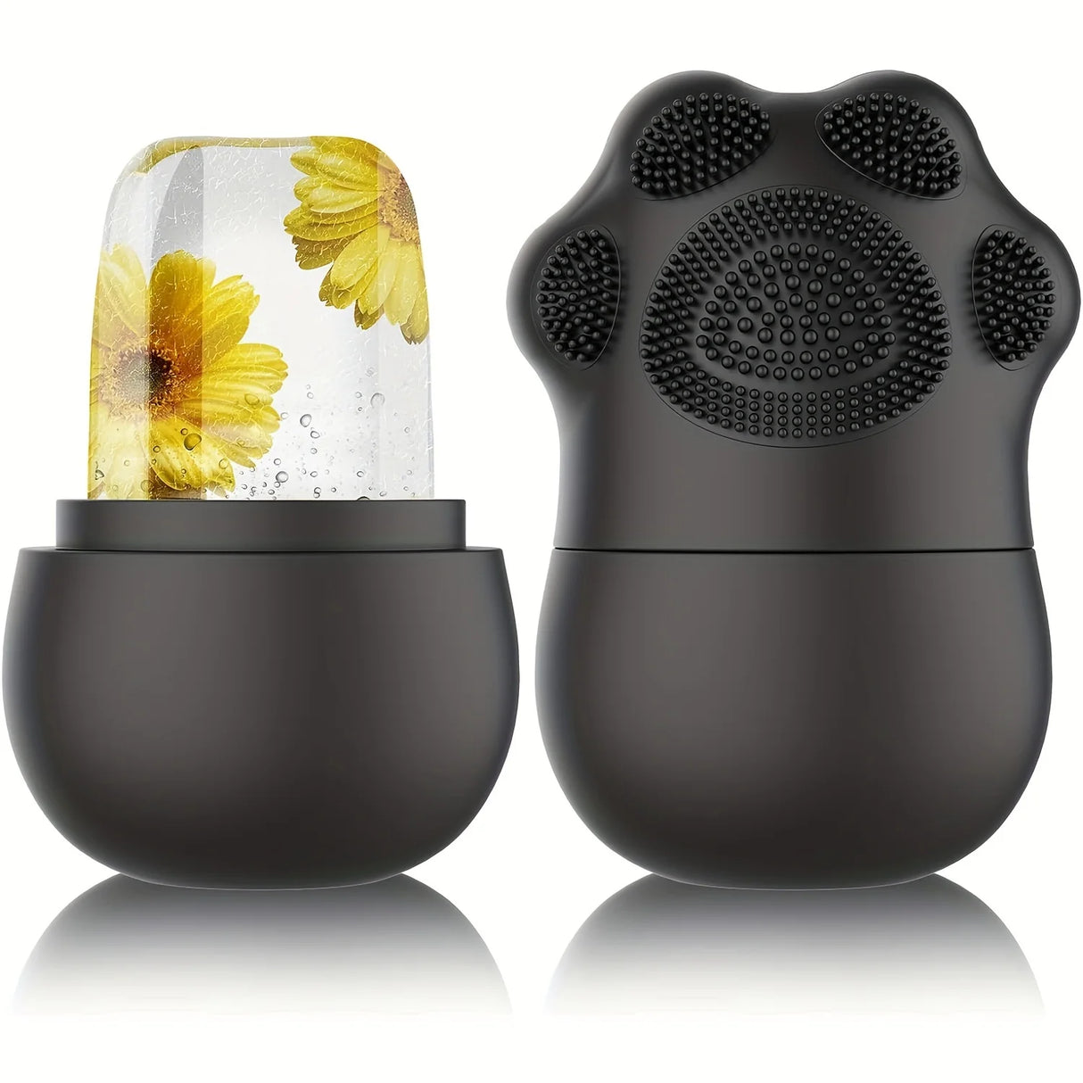 Facial Ice Roller for Skin Care – Silicone Face & Eye Massager for Cooling and Puffiness Relief