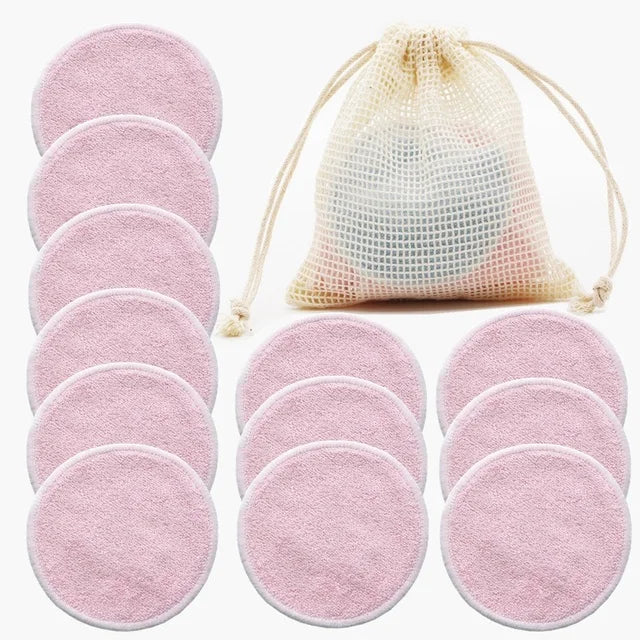 Reusable Cotton Makeup Remover Pads for Skin Care & Cleansing