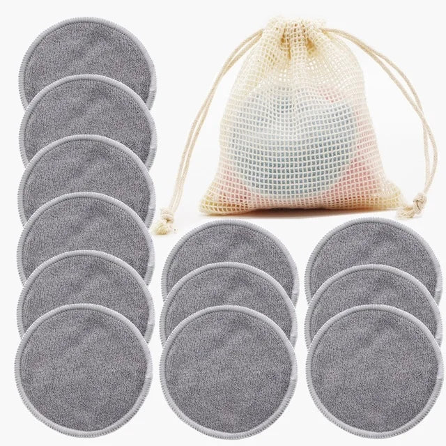Reusable Cotton Makeup Remover Pads for Skin Care & Cleansing