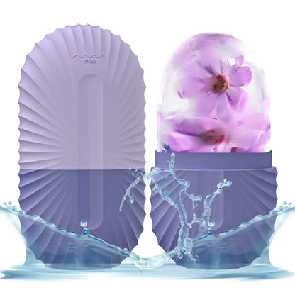 Ice Facial Roller & Ice Globe Face Massager – Lifting, Contouring & Skin Cooling Beauty Tool