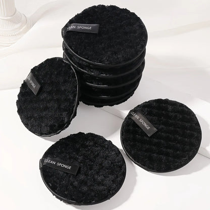 Reusable Face Makeup Remover Cotton Pads Soft Double-Sided Cleansing Rounds