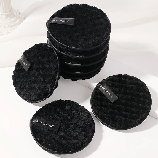 Reusable Face Makeup Remover Cotton Pads Soft Double-Sided Cleansing Rounds
