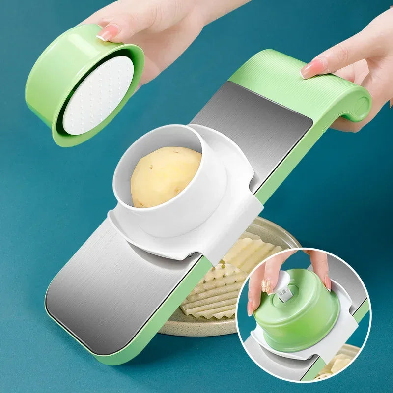 Vegetable cutter and slicer for kitchen use