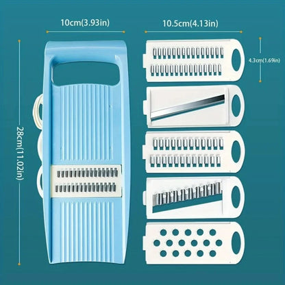 Multifunction vegetable chopper with blades