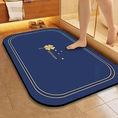Super Absorbent Diatomite Bath Mat quick-dry stone bathroom mat