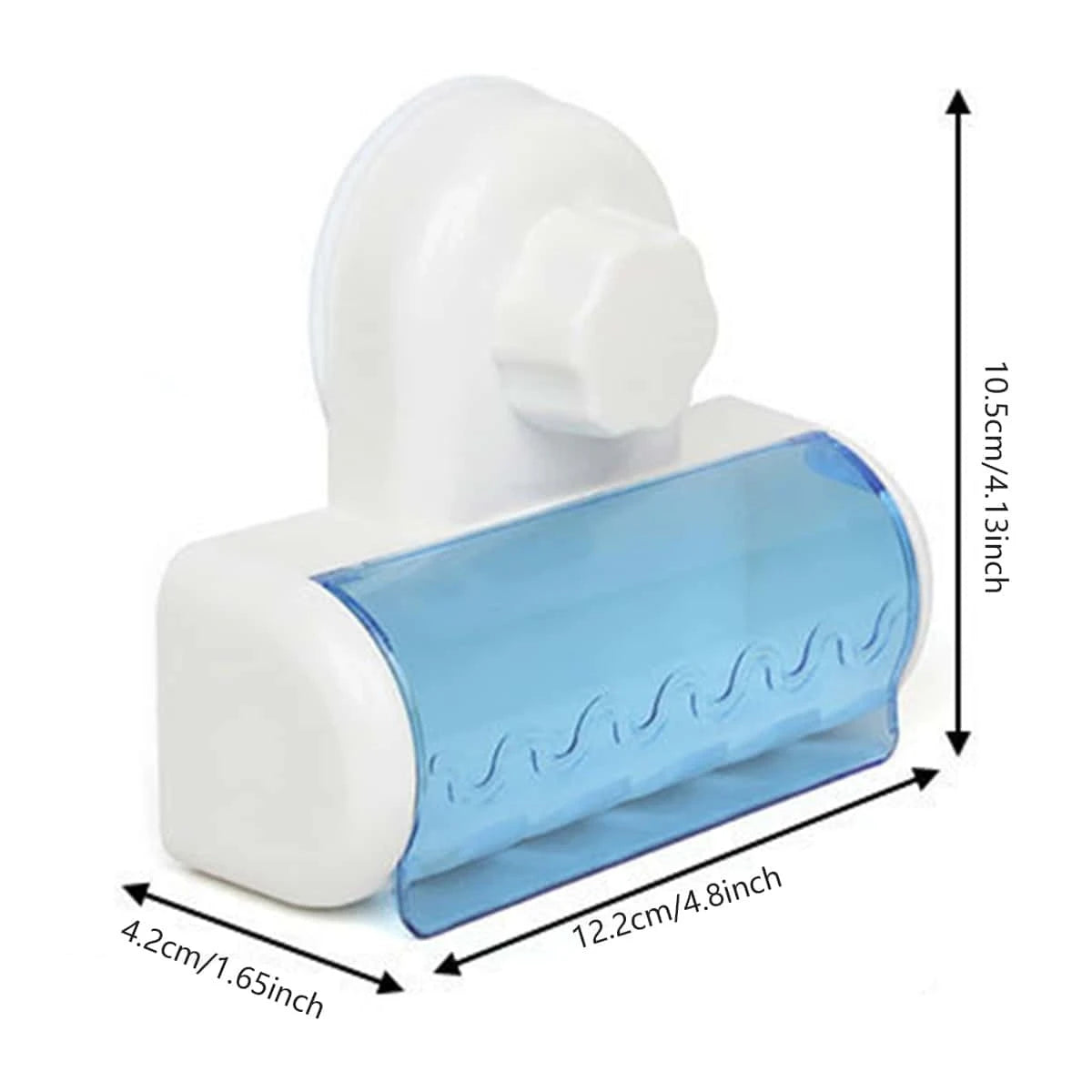 Bathroom accessories set with hooks and suction cup organizer