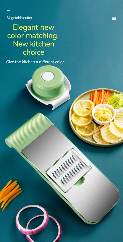Vegetable cutter and slicer for kitchen use