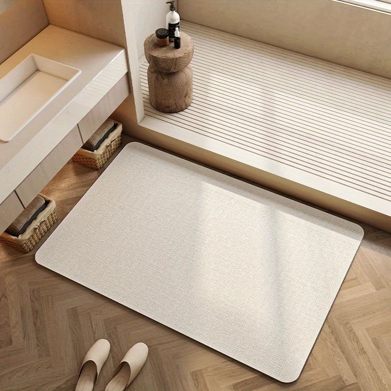 Diatomite bath mat non-slip bathroom floor