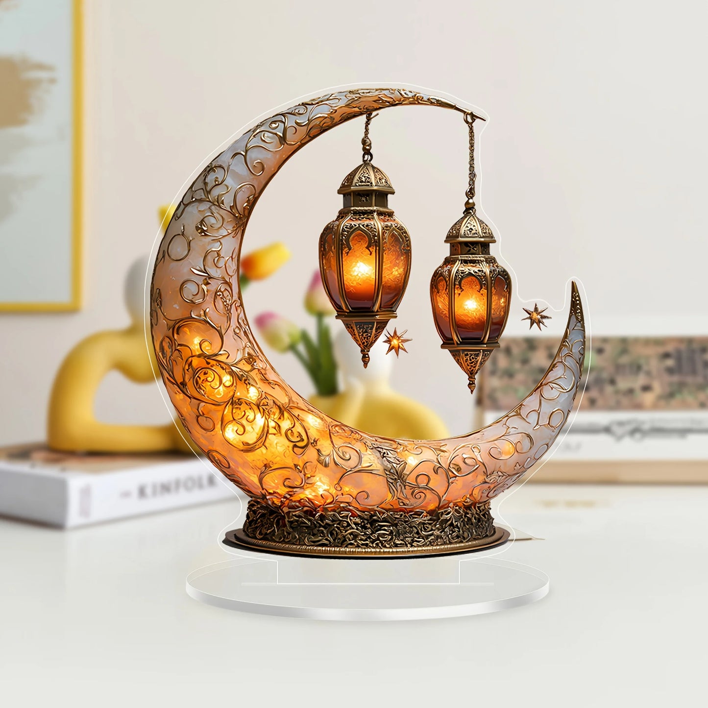 Moon Lamp Home Decoration Stylish Desktop Ornament & Ideal Family Gift