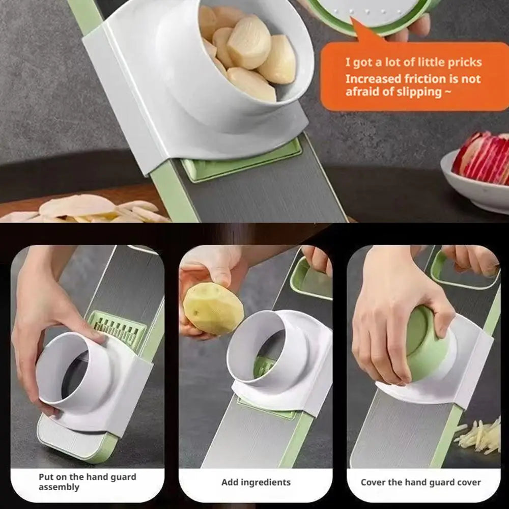 Manual vegetable chopper for fruits and potatoes