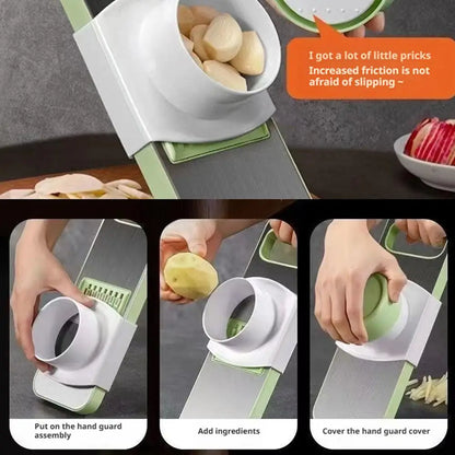 Manual vegetable chopper for fruits and potatoes