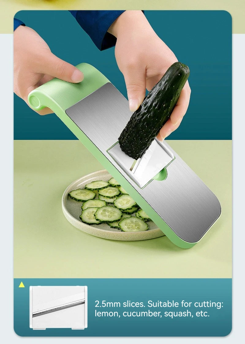 Vegetable cutter and slicer for kitchen use