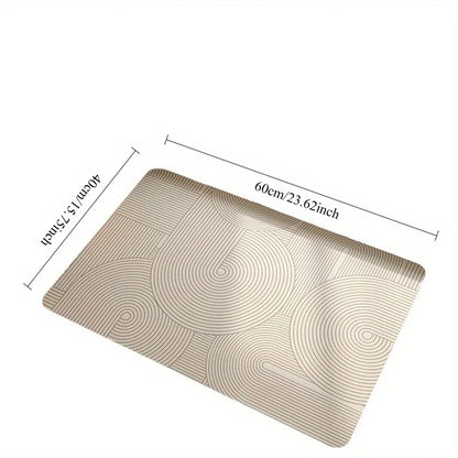 Diatomite bath mat non-slip bathroom floor