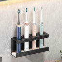 Aluminum wall-mounted toothbrush holder electric brush hanger