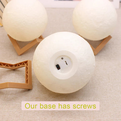 Wireless 3D Moon Lamp Night Light Perfect Gift for All Occasions