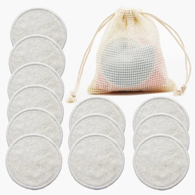 Reusable Cotton Makeup Remover Pads for Skin Care & Cleansing