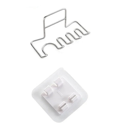 Wall-mounted toothbrush holder stainless steel
