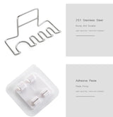 Wall-mounted toothbrush holder stainless steel