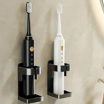 Wall-mounted toothbrush holder metal bathroom shelf