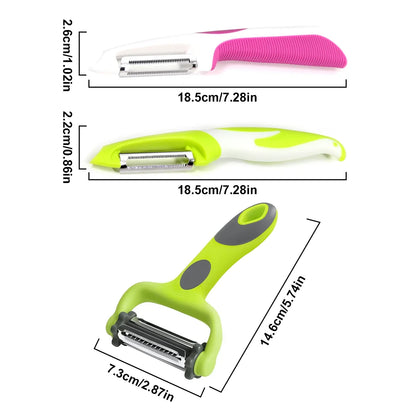 Vegetable cutter and peeler kitchen gadget