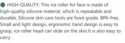 Ice Facial Roller & Ice Globe Face Massager – Lifting, Contouring & Skin Cooling Beauty Tool