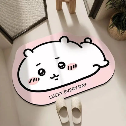 Chiikawa Diatomite Bath Mat super absorbent quick-dry design