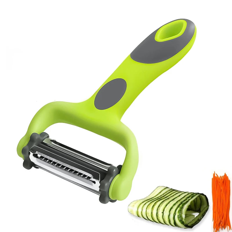 Vegetable cutter and peeler kitchen gadget