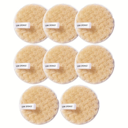 Reusable Face Makeup Remover Cotton Pads Soft Double-Sided Cleansing Rounds