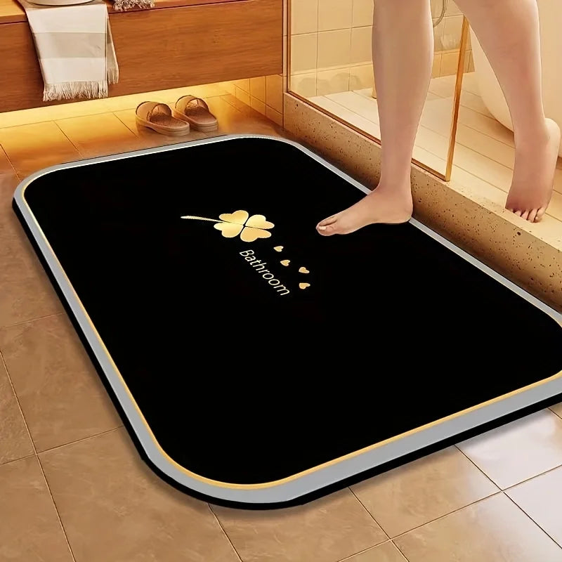 Super Absorbent Diatomite Bath Mat quick-dry stone bathroom mat