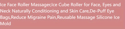 Ice Facial Roller & Ice Globe Face Massager – Lifting, Contouring & Skin Cooling Beauty Tool