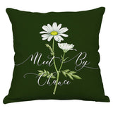 Green cushion cover for bedroom décor