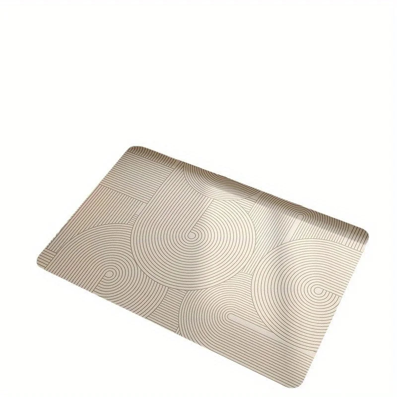 Diatomite bath mat non-slip bathroom floor