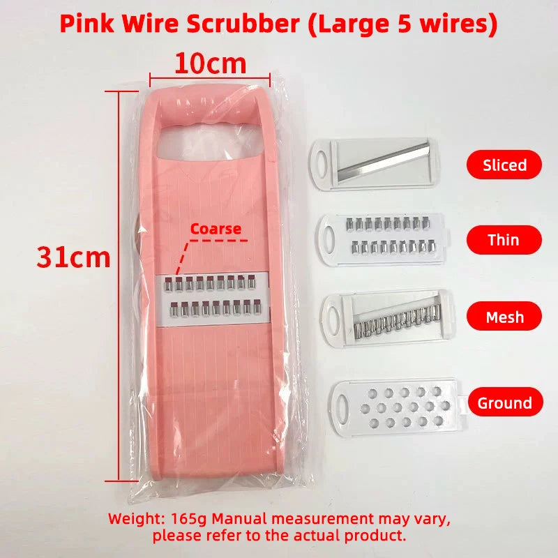 Manual vegetable chopper food dicer