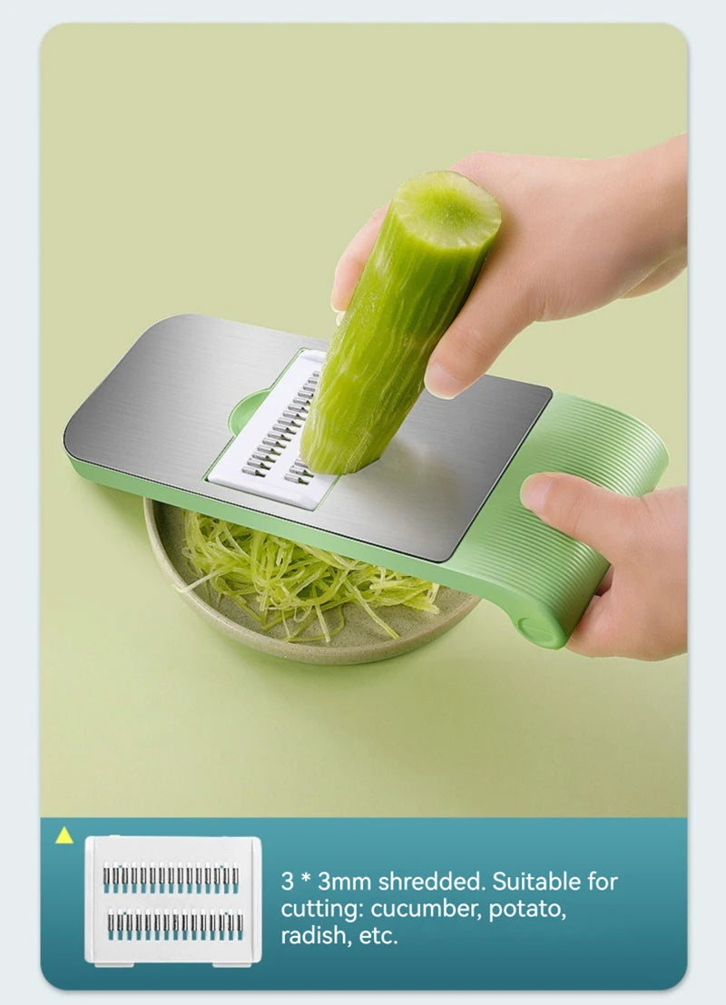 Vegetable cutter and slicer for kitchen use