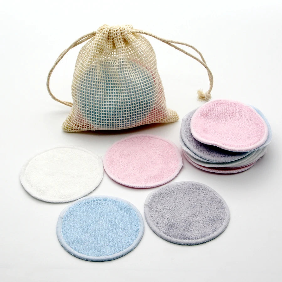Reusable Cotton Makeup Remover Pads for Skin Care & Cleansing